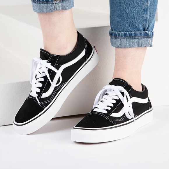 Vans Shoes - VANS | Black & White Old Skool Skate Shoe